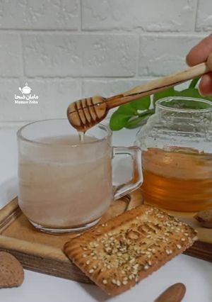 عکسی از دستور دمنوش بادام (چای بادام)