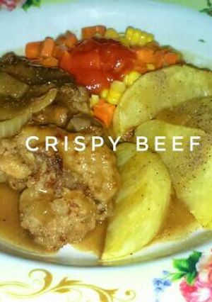 Foto resep Crispy Beef / Chicken Steak Ala Waroeng Steak