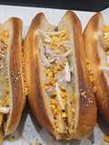 Hot Dog de Espárragos Rellenos de Anchoa en Freidora de Aire