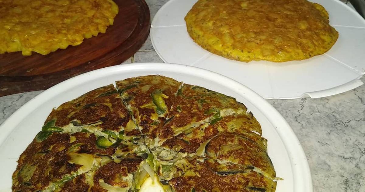 Tortilla de papa zapallito y zanahoria 40 recetas caseras Cookpad