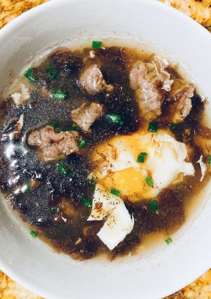 Hình của món Súp rong biển.