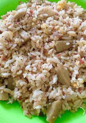 Foto resep Nasi goreng kornet bakso