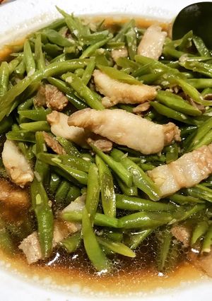 Foto resep Buncis Pork Belly