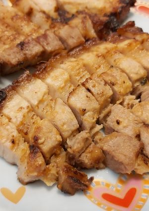 日式美乃滋味噌烤豬五花 的食譜成品照片