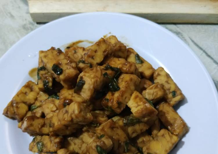 Tempe saus tiram (no minyak)