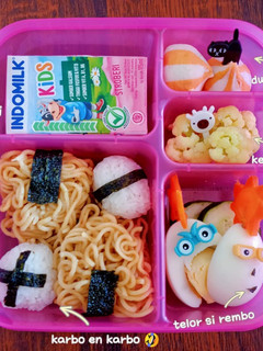 Foto resep Bento Sekolah Random