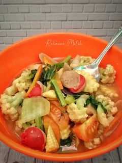Foto resep 165. Capcay Sosis Kuah