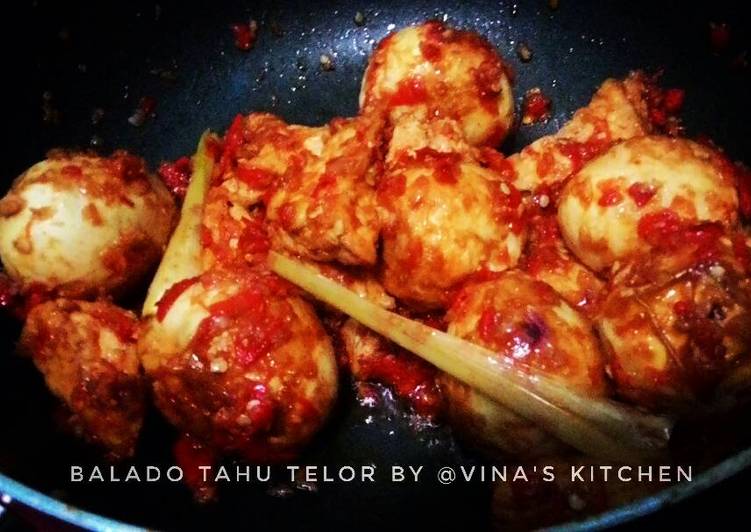 Balado tahu telur