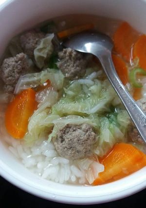 Foto resep Sup bola daging