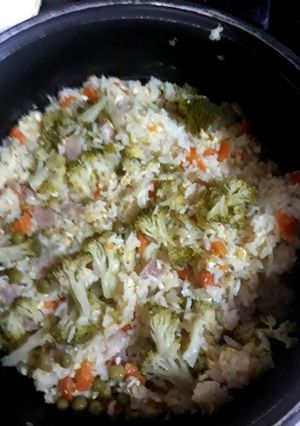 Una foto de Arroz chino