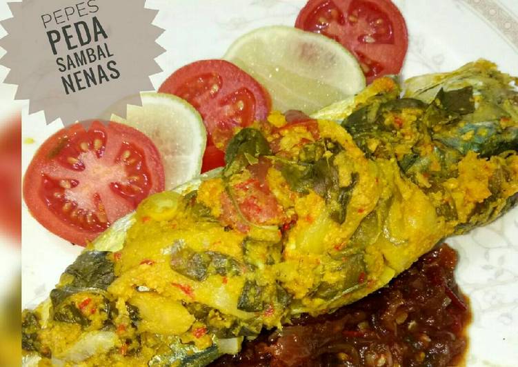 Pepes Peda Sambal Nenas #Dandelion