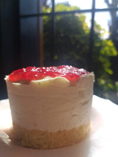 Una foto de Cheesecake sin horno💫