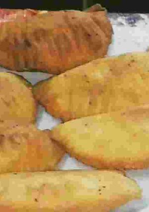 A picture of Dry Coconut Gujiya.
