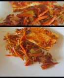 Tofu con guarnición de CEBOLLA caramelizada. #Mercado