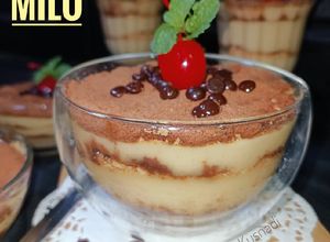 Foto resep Puding Custard Milo