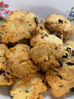 รูปของ คุกกี้รวมรส ลูกเกด แครนเบอร์รี่ เม็ดมะม่วง