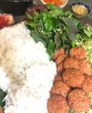 Bún chả chay Hà Nội