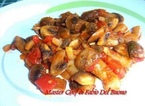 Foto di Funghi Champignon alla Pizzaiola
