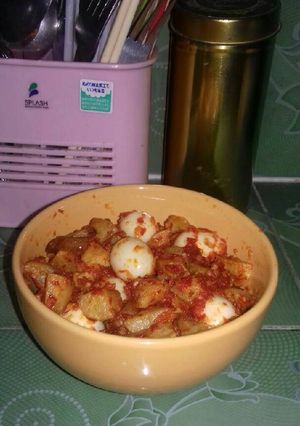 Foto resep Kentang balado telur puyuh