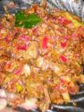 Oseng bunga kecombrang + tongkol