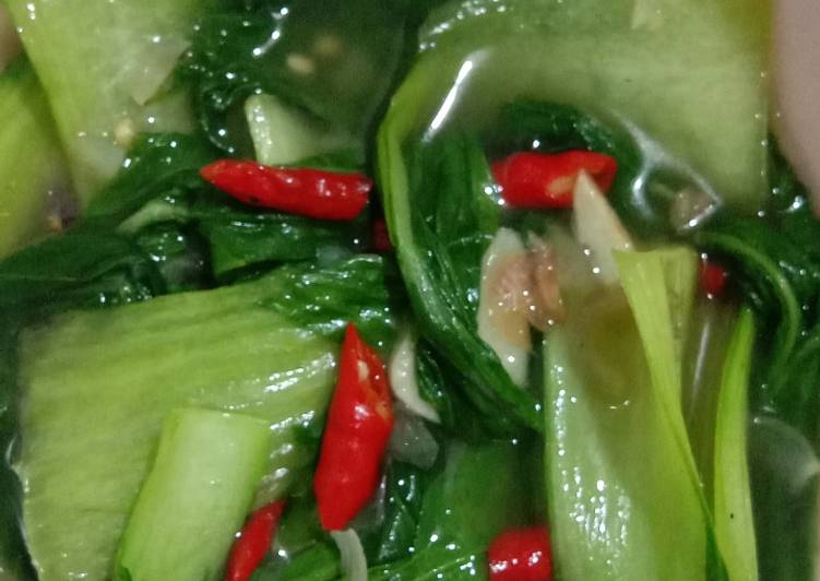 Resep Tumis sayur pokcoy praktis Anti Gagal