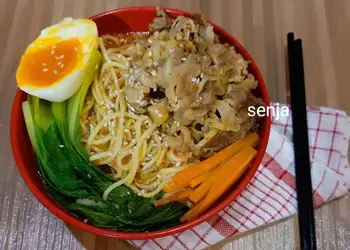 Praktis, Bikin Spicy milk ramen ala Senja Lezat Mantap