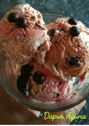 Foto resep Es krim choco oreo