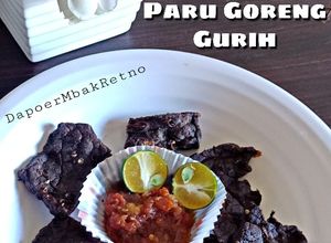 Foto resep Paru Goreng Gurih ala Padang (simple 3 bahan)
