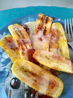 Una foto de Plátano macho frito.