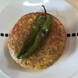 Tortilla de patatas trituradas