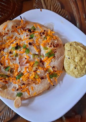 A picture of Oats uttapam.