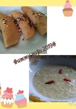 Foto resep Martabak Lenggang Coklat & Sup Telur Sederhana #sarapan hari ini