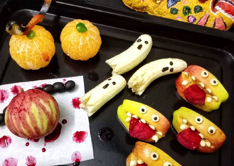 Steps to Prepare Any-night-of-the-week Halloween Fruit Platter