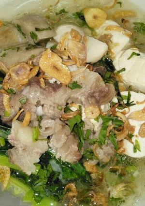 Foto resep Bakso kuah + tetelan sapi