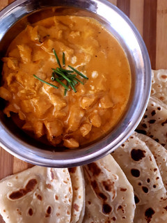 A picture of Smoked Butter Chicken.