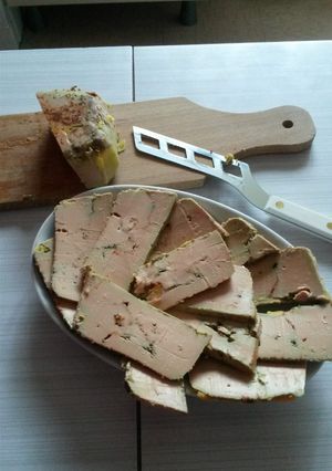 Une photo de Terrine de foie gras de canard