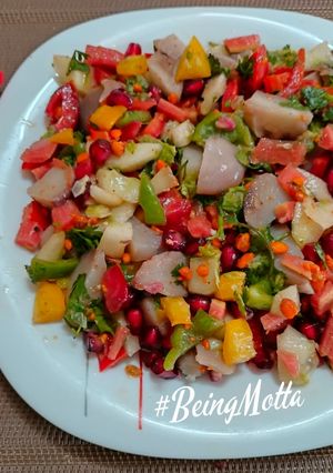 A picture of Waterchestnuts Veggies Salad.
