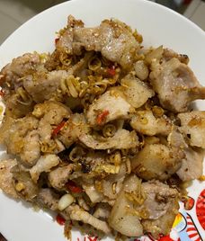 thịt rang xả ớt