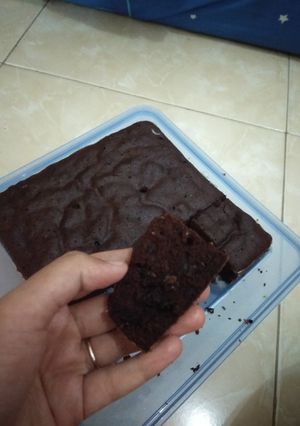 Foto resep Brownies kukus simple nyoklat banget