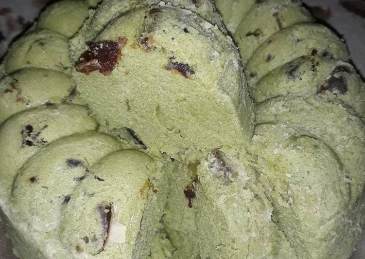 Bumbu memasak Bolu kukus kurma greentea &#34;tanpa mixer&#34; Anti Gagal