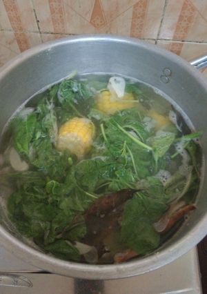 Foto resep Sayur bayam simple