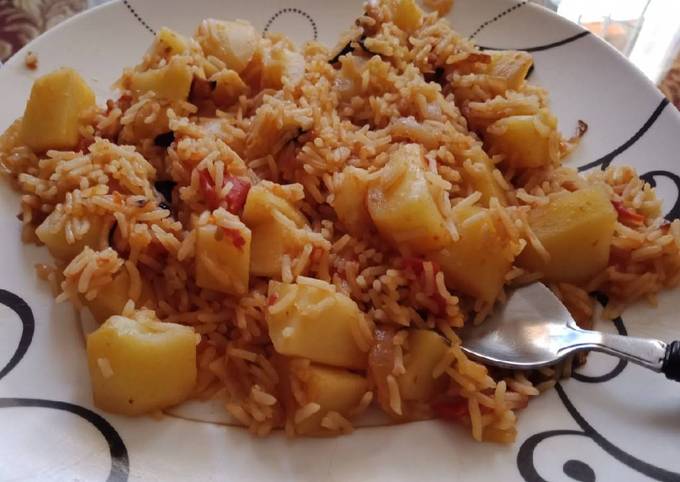 Fried Rice with potatoes