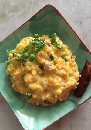 A picture of Pumpkin Raita.