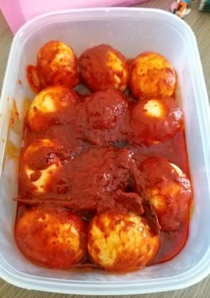 Foto resep Telur bumbu habang / bumbu bali