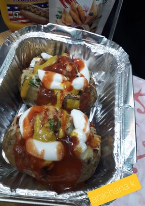 A picture of Rosted cheese potato.