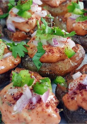 A picture of Cajun potatoes.