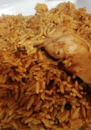 صورة لوصفة كبسة الدجاج