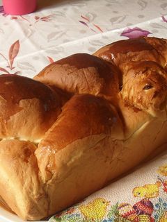 Mazsolás foszlós kalács recept fotója