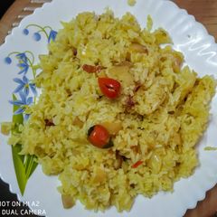 Sauteed rice A picture of Sauteed rice.