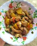 Thịt ba rọi kho dứa